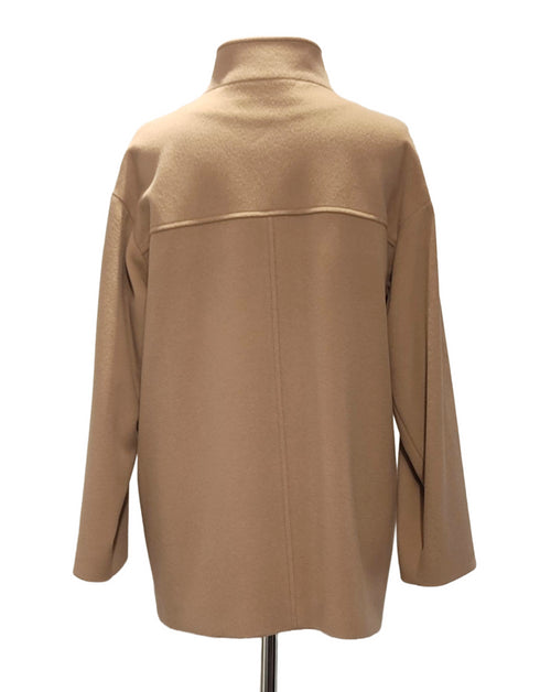Christina Felix Wool Cashmere Coat with Drop Shoulder 405-4488